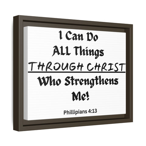 Faith Based Wall Art:  Can Do All Things Through Christ