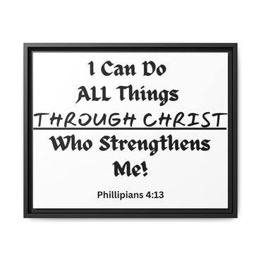 Faith Based Wall Art:  Can Do All Things Through Christ