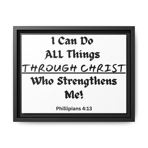 Faith Based Wall Art:  Can Do All Things Through Christ
