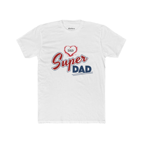 Super Dad T-Shirt — Heart 'Dad' Graphic Father's Day Tee