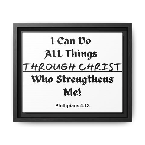 Faith Based Wall Art:  Can Do All Things Through Christ