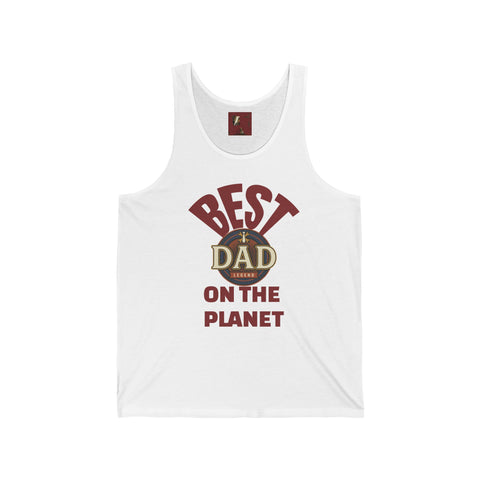 Best Dad On The Planet Tank Top — Father’s Day Graphic Tank