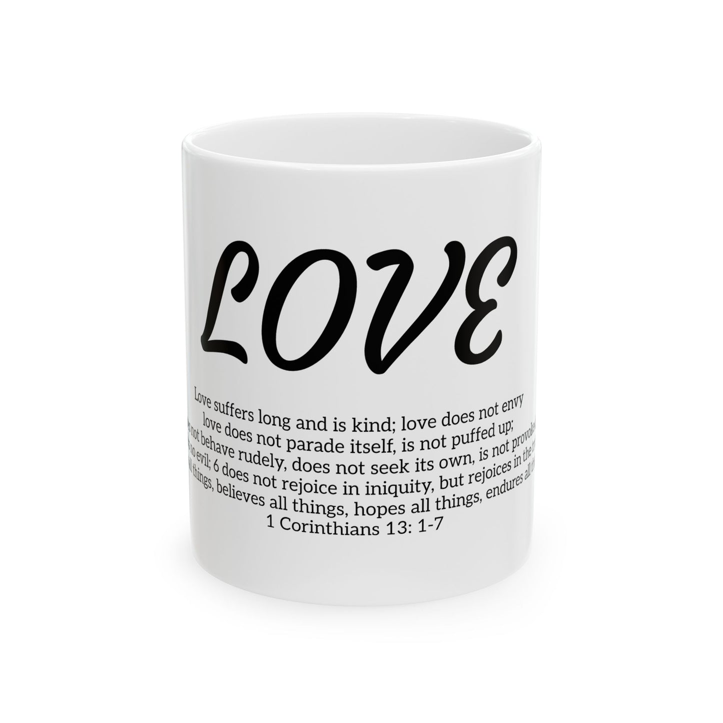 Ceramic Mug, LOVE