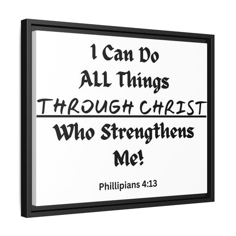 Faith Based Wall Art:  Can Do All Things Through Christ