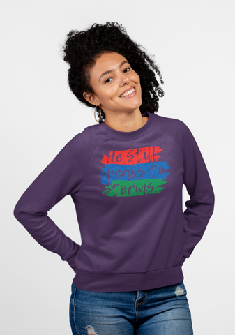 He Still Speaks to Storms Sweatshirt
