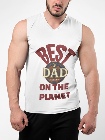 Best Dad On The Planet Tank Top — Father’s Day Graphic Tank