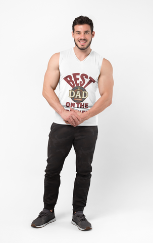 Best Dad On The Planet Tank Top — Father’s Day Graphic Tank