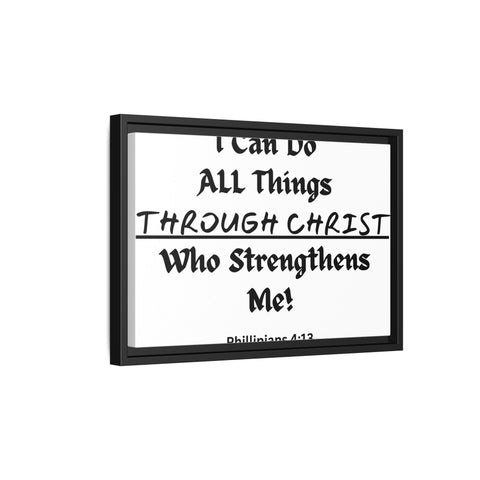 Faith Based Wall Art:  Can Do All Things Through Christ
