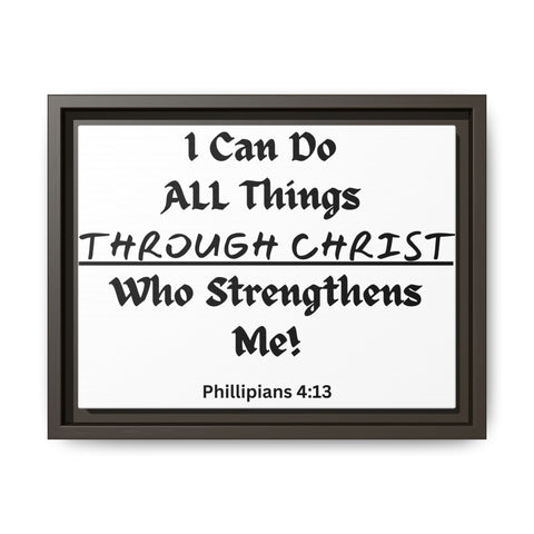 Faith Based Wall Art:  Can Do All Things Through Christ