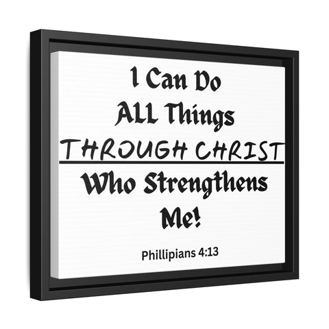 Faith Based Wall Art:  Can Do All Things Through Christ