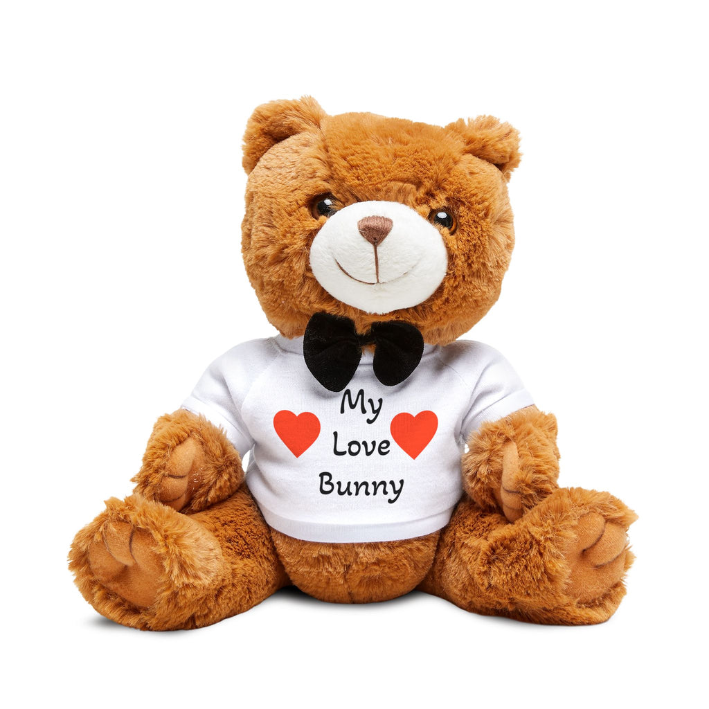 Plush Teddy Bear with 'My Love Bunny' — Cute Valentines Gift