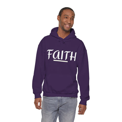 UNISEX - FAITH Pullover Hooded Sweatshirt