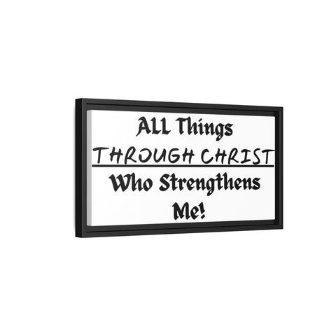 Faith Based Wall Art:  Can Do All Things Through Christ